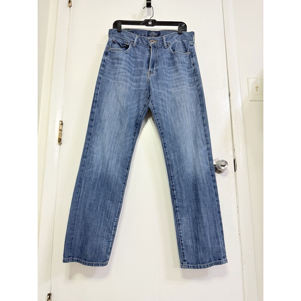 Lucky Brand Jeans Mens 221 Original Straight Stone Wash 32x32 (fits 33x31) - Picture 2 of 16